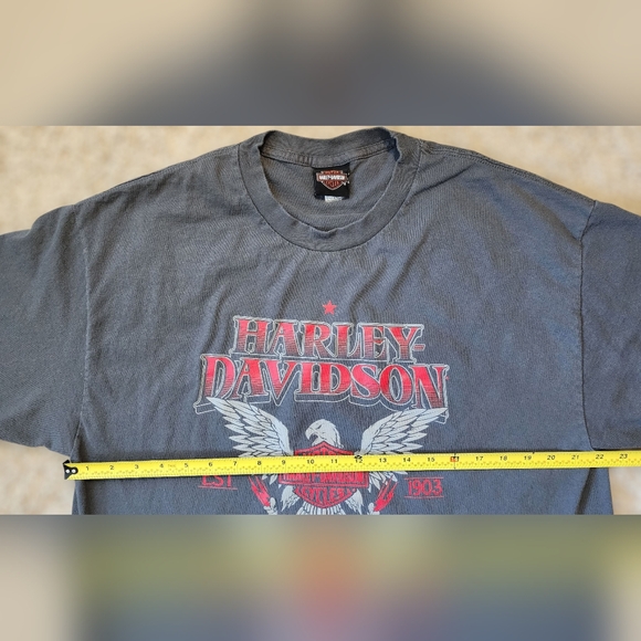 Harley-Davidson Dealer T-Shirt Rare Chi-Town Chicago Tinley Park XL - Picture 8 of 9